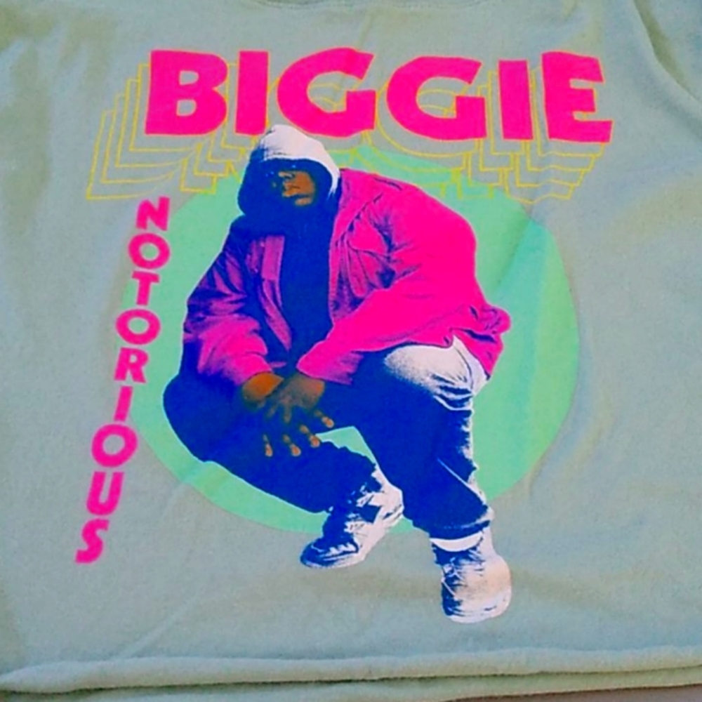 Notorious b.i.g. biggie crop top